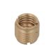 90 Degree Brass Turning Parts Aluminum / Copper / Stainless Steel / POM