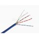 Super Slim Cat6 FTP Cable , RJ45 Ethernet Patch Cord Pass Fluke Channel Test