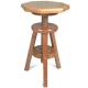 Portable Artist Folding Stool Chair , Adjustable Height Wooden Painter'S Stool