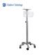 Stainless Steel Patient Monitor Rolling Stand Height Adjustable