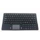 Compact Waterproof Keyboard USB Interface With Touchpad Mouse / Spanish Layout