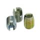 Steel M5 M6 Side Slotted Brass Self Tapping Thread Insert With ISO Certification