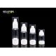 White AS Airless Cosmetic Bottles 30ml 118MM Height Customized Design