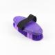 Plastic 6.75'' horse body brush with easy-grip strap horse grooming brush