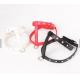 Three Colors Men Leather Material Dog Harness Leash With Safety Buckles