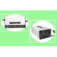 Black Silver Automatic Battery Lithium Charger With LCD Volt And Current Display