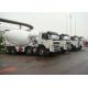 10 Cbm Truck Mounted Concrete Mixer With VOLVO FM400 Truck Chassis