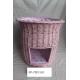 Willow Pet baskets, dog house in pink, different color can be customed