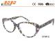 CP plastic eyeglasses frames for women and men, printed a colorful pattern