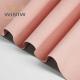 0.4mm Pink Microsuede Vegan Suede Fabric PU Artificial Leather For Show Cases