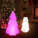 Plastic LED Outdoor Glow Lights Tree Shape For Christmas Decor