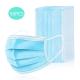 Breathable Disposable Earloop Face Mask Blue And White Medical Clean Room