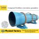 Rotary Type Drum Granulator Machine With Ball Shape For Compound Fertilizer