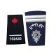 Custom Embroidered Clothing Patch, Personalized Badges With Serging / Heat-Cutting Edge