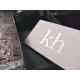 2018 Fashion Design Luxury Clear Foil Stamped Business Card With Grey Recycled Paper