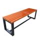 Factory Outlet cheap price high quality Outdoor Leisure  Garden Metal Wooden Bench Seat