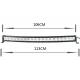 200watt Cree Curved Single Row LED Light bar Waterproof  IP67 with 40inch 18000lm For Offroad Truck Driving ATV SUV