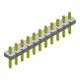 Pin Header Connector 5.08mm Single Row  Dip TYPE 1*2PIN To 1*20PIN H=2.54MM