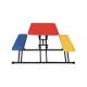 Colorful Outdoor Collapsible Kids Picnic Table With Benches Easy To Carry