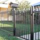 House Iron Privacy Ornamental Iron Fence Panels 3 Rail Wrought Iron Fence