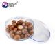Food Packaging Boxes Hard Plastic Cracker Dessert Chocolate Candy Transparent Dessert Round Contain