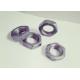 M18x1.5 Hexagon Thin Nuts Untreated Finishing , Prevailing Torque Type