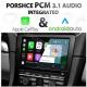 Wireless PORSCHE Multimedia Interface for PCM3.1 with Connect wireless CarPlay Android Auto Interface charging port
