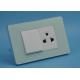 Acrylic Switches And Sockets With PC Plate Rated Voltage 110 - 250V Children Protection