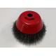 Flexible Crimped Wire Wheel Cup Brush 125MM Outer Diameter 22.2mm Arbor Hole Size