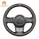 Customized Available Durable Leather carbon fiber Hand Sewing Steering Wheel Cover Wrap for Toyota Yaris GR 2020 2021 2022