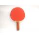 Penhold Style River Wood Plain Handle Ping Pong Rackets With 1.5MM Sponge