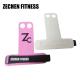 Gymnastics Palm Crossfit Carbon Fiber Hand Grips Pink 2mm Leather Fitness Gym For Women