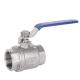 Hydraulic Stainless Steel 1pc 2pc 3pc Ball Valve with BSP Thread and ISO Locking Device