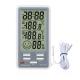 LCD Screen Digital Thermometer Hygrometer Temperature Humidity Meter Alarm Clock