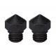 High temperature Hardened Steel MK10 Nozzle 3D printer Parts for Carbon fiber 0.2/0.4/0.6/0.8mm M7 for E3D HOTEND Extrud