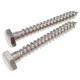 304 Stainless Steel Outer Hexagonal Wooden Tooth Screw Din571 Galvanized