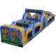PVC Inflatable 5k Bounce House Toddler Obstacle Course Air Blower