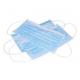 Smooth Surface Disposable Earloop Face Mask , Disposable 3 Ply Face Mask
