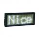Rechargeable led scrolling name badge Orange color B1236TW