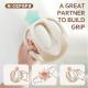 New arrival Safe silicone teether does not hurt baby product teeth health Sensory development (Blue)