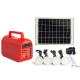 10W Solar Lighting System With 4 Bulbs Portable Mini Outdoor Camping Speaker Radio