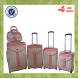 2014 quality five pcs carry on two wheels travel luggage bag china factory