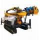 60m Depth Engineering Drilling Machine Electric Motor Crawler Mounted Drill Rig