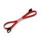 Hot Knife Cutting Flame Retardant Wire Loom , Fire Resistant Cable Sleeves