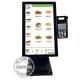 15.6 21.5 Desktop Capacitive Touch Screen Self Service Order Fast Food Kiosk