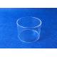 Fire Polished Fused Quartz Tube , OD 95mm Transparent Silica Glass Tube