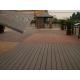 Solid Wood Plastic Decking Eco Friendly UV Proof WPC Composite Decking