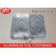 Rectangle Roast Disposable Aluminum Foil Pans 2000ml Volume Barbeque Useage