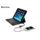Ultra Thin Bluetooth Keyboard Leather Case X Structure 700mAh For Ipad