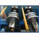 Rain Gutter Roll Forming Machine PLC Control 0.4 - 0.6mm Thickness